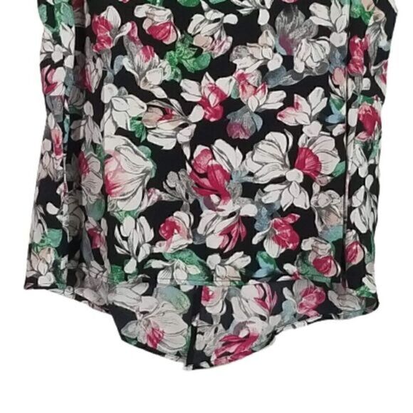 BCBG Maxazria NWT Flowy High-Low Sleeveless Floral Top - Picture 5 of 10